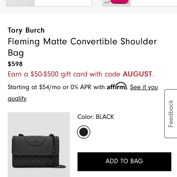 Tori Burch Fleming Bag excellent condition comes with dust bag - Picture 8 of 8